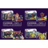 SEMBO 605013 605014 605015 605016 non  TRICKY MAGIC NIGHT 4 KIỂU bộ đồ chơi xếp lắp ráp ghép mô hình Halloween Lễ Hội Hóa Trang Ma Quỷ 493 khối