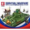 SEMBO 207200 non  XE TĂNG CHIẾN ĐẤU CHỦ LỰC T14 ARMATA bộ đồ chơi xếp lắp ráp ghép mô hình Military Army SURVIVAL WARFARE Quân Sự Bộ Đội 1089 khối