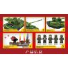 SEMBO 207200 non  XE TĂNG CHIẾN ĐẤU CHỦ LỰC T14 ARMATA bộ đồ chơi xếp lắp ráp ghép mô hình Military Army SURVIVAL WARFARE Quân Sự Bộ Đội 1089 khối