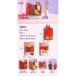 JAKI JK5152 5152 non  KHOẢNH KHẮC HẠNH PHÚC bộ đồ chơi xếp lắp ráp ghép mô hình Valentine's Day Lễ Tình Nhân