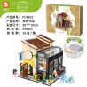 FORANGE FC8503 8503 non  HIỆU SÁCH THÚ CƯNG bộ đồ chơi xếp lắp ráp ghép mô hình DREAM COTTAGE 640 khối