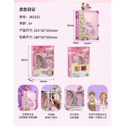 JAKI JK5151 5151 non  SÁNG TẠO THỜI THƯỢNG NHẬT KÝ TÌNH YÊU bộ đồ chơi xếp lắp ráp ghép mô hình Valentine's Day Lễ Tình Nhân