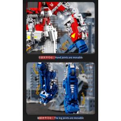 拓乐 6008 non  ROBOT BIẾN HÌNH ÁO GIÁP DYNAMO bộ đồ chơi xếp lắp ráp ghép mô hình Movie & Game DEFENDER JUSTICE Phim Và Trò Chơi 4229 khối