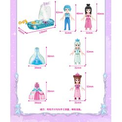 GUDI 9046 non  THÀNH PHỐ ĐÊM MỘNG MƠ bộ đồ chơi xếp lắp ráp ghép mô hình Yeloli 816 khối