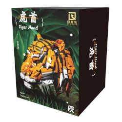QIZHILE E03000 03000 103000 non  ĐẦU HỔ bộ đồ chơi xếp lắp ráp ghép mô hình Creator Expert TIGER HEAD Chuyên Gia Sáng Tạo