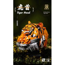 QIZHILE E03000 03000 103000 non  ĐẦU HỔ bộ đồ chơi xếp lắp ráp ghép mô hình Creator Expert TIGER HEAD Chuyên Gia Sáng Tạo