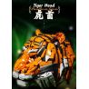 QIZHILE E03000 03000 103000 non  ĐẦU HỔ bộ đồ chơi xếp lắp ráp ghép mô hình Creator Expert TIGER HEAD Chuyên Gia Sáng Tạo