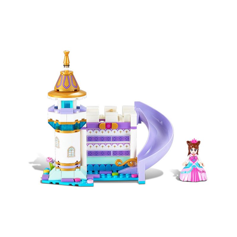 GUDI 9043 non  HỘP ĐỰNG BÚT THÀNH PHỐ MỘNG MƠ bộ đồ chơi xếp lắp ráp ghép mô hình Yeloli 191 khối