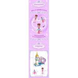 GUDI 9043 non  HỘP ĐỰNG BÚT THÀNH PHỐ MỘNG MƠ bộ đồ chơi xếp lắp ráp ghép mô hình Yeloli 191 khối