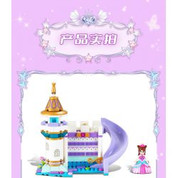 GUDI 9043 non  HỘP ĐỰNG BÚT THÀNH PHỐ MỘNG MƠ bộ đồ chơi xếp lắp ráp ghép mô hình Yeloli 191 khối