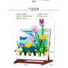 ZHEGAO DZ1015 1015 non  HOA TULIP bộ đồ chơi xếp lắp ráp ghép mô hình Art PAINTING BIONICTULIPS 542 khối