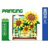ZHEGAO DZ1013 1013 non  HƯỚNG DƯƠNG MAY MẮN bộ đồ chơi xếp lắp ráp ghép mô hình Art PAINTING SUNFLOWER LIFE 580 khối