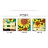 ZHEGAO DZ1013 1013 non  HƯỚNG DƯƠNG MAY MẮN bộ đồ chơi xếp lắp ráp ghép mô hình Art PAINTING SUNFLOWER LIFE 580 khối