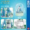 ZHEGAO 01042 non  LÂU ĐÀI TUYẾT bộ đồ chơi xếp lắp ráp ghép mô hình SNOW CASTLE 546 khối