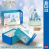 ZHEGAO 01042 non  LÂU ĐÀI TUYẾT bộ đồ chơi xếp lắp ráp ghép mô hình SNOW CASTLE 546 khối