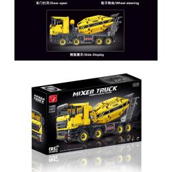 TA GAOLE T4005 4005 non  XE TRỘN XI MĂNG bộ đồ chơi xếp lắp ráp ghép mô hình  MIXER TRUCK Kỹ Thuật Công Nghệ Cao Mô Hình Phương Tiện 3388 khối
