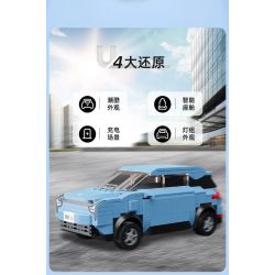 PANTASY 11007 non  MÔ HÌNH TÔ NEZHA U bộ đồ chơi xếp lắp ráp ghép mô hình Speed Champions Racing Cars Đua Xe Công Thức