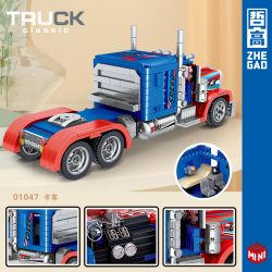 ZHEGAO 01047 non  XE TẢI bộ đồ chơi xếp lắp ráp ghép mô hình Creator Expert TRUCK CLASSIC Chuyên Gia Sáng Tạo 810 khối