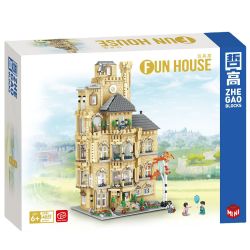 ZHEGAO 01006 non  PHÒNG ĐỒ CHƠI bộ đồ chơi xếp lắp ráp ghép mô hình Creator Expert FUN HOUSE Chuyên Gia Sáng Tạo 4851 khối