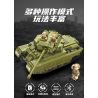 PanlosBrick 676008 Panlos Brick 676008 non  XE TĂNG CENTURION bộ đồ chơi xếp lắp ráp ghép mô hình Military Army CENTURION MAIN BATTLE TANK Quân Sự Bộ Đội 969 khối