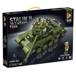 PanlosBrick 676007 Panlos Brick 676007 non  XE TĂNG JS-2 "STALIN 2" bộ đồ chơi xếp lắp ráp ghép mô hình Military Army STALIN II JS-2 HEAVY TANK Quân Sự Bộ Đội 928 khối