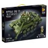 PanlosBrick 676007 Panlos Brick 676007 non  XE TĂNG JS-2 "STALIN 2" bộ đồ chơi xếp lắp ráp ghép mô hình Military Army STALIN II JS-2 HEAVY TANK Quân Sự Bộ Đội 928 khối