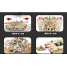 PanlosBrick 676006 Panlos Brick 676006 non  XE TĂNG M1A2 bộ đồ chơi xếp lắp ráp ghép mô hình Military Army M1A2 ABRAMS MAIN BATTLE TANK Quân Sự Bộ Đội 1096 khối