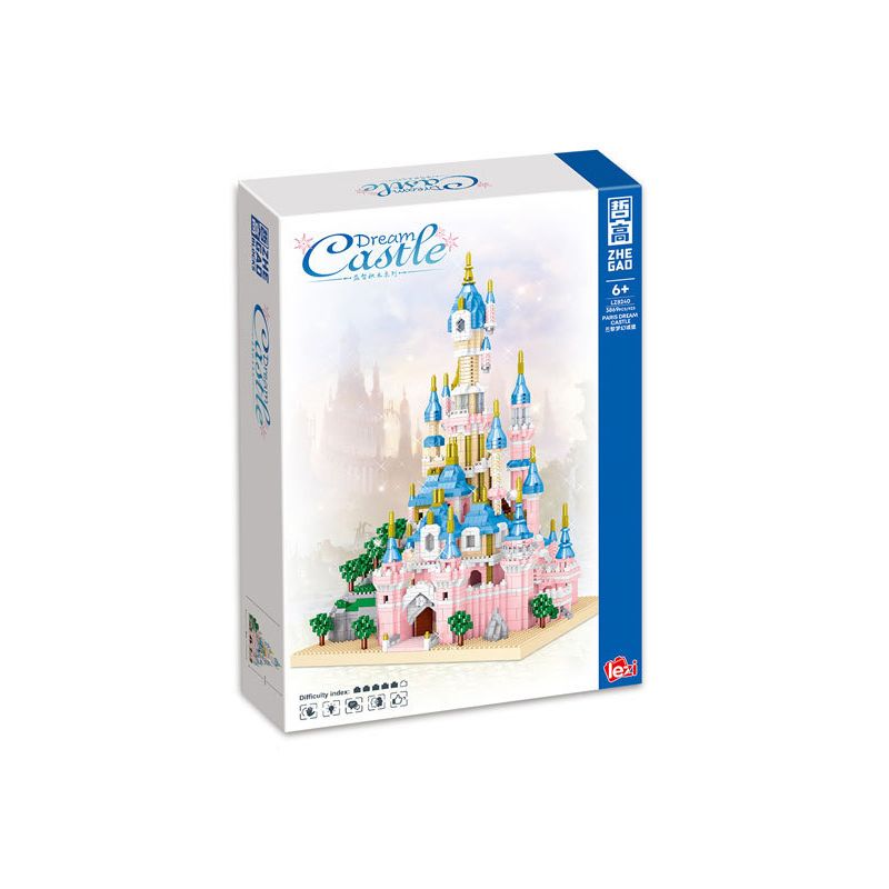 FUN IMAGINATION LZ8240 8240 non  LÂU ĐÀI MỘNG MƠ PARIS bộ đồ chơi xếp lắp ráp ghép mô hình Creator Expert Chuyên Gia Sáng Tạo 3869 khối