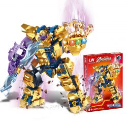 LW 2077 non  4 LOẠI IRON MECH TITAN CAPTAIN GIANT KẺ HỦY DIỆT MECHA bộ đồ chơi xếp lắp ráp ghép mô hình Transformers Robot Đại Chiến Người Máy Biến Hình 1120 khối