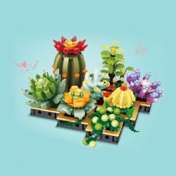 ZHEGAO DZ6012 6012 non  THỜI GIAN GIỮA MÙA HÈ 8 PHONG CÁCH XƯƠNG RỒNG BAIYUEYING AMY STAR LOVER'S TEARS JELLY CÔ BÉ QUÀNG KHĂN VÀNG CÀNH LÁ NGỌC DEBBIE bộ đồ chơi xếp lắp ráp ghép mô hình Creator MIDSUMMER TIME Sáng Tạo 650 khối