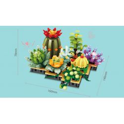 ZHEGAO DZ6012 6012 non  THỜI GIAN GIỮA MÙA HÈ 8 PHONG CÁCH XƯƠNG RỒNG BAIYUEYING AMY STAR LOVER'S TEARS JELLY CÔ BÉ QUÀNG KHĂN VÀNG CÀNH LÁ NGỌC DEBBIE bộ đồ chơi xếp lắp ráp ghép mô hình Creator MIDSUMMER TIME Sáng Tạo 650 khối