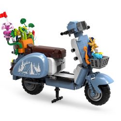 ZHEGAO 00325 non  CỪU NHỎ BÁN HOA bộ đồ chơi xếp lắp ráp ghép mô hình Creator BLUE VASPE Sáng Tạo 561 khối