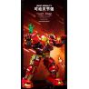 LW 2052 non  TÀU KHU TRỤC HULK ÁO GIÁP CHỐNG MK-48 bộ đồ chơi xếp lắp ráp ghép mô hình Marvel Super Heroes HAWK DESTROYER Siêu Anh Hùng Marvel 1529 khối