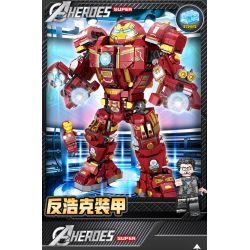 LW 2028 non  ÁO GIÁP KHỔNG LỒ bộ đồ chơi xếp lắp ráp ghép mô hình Marvel Super Heroes Siêu Anh Hùng Marvel 912 khối