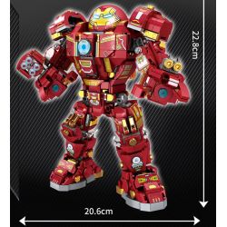LW 2028 non  ÁO GIÁP KHỔNG LỒ bộ đồ chơi xếp lắp ráp ghép mô hình Marvel Super Heroes Siêu Anh Hùng Marvel 912 khối