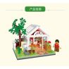 ZHEGAO 00291 non  NGÔI NHÀ ĐẦY NẮNG bộ đồ chơi xếp lắp ráp ghép mô hình Creator SUNLIGHT GARDEN HOUSE Sáng Tạo 258 khối
