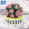 ZHEGAO DS1021 1021 non  TOÀN NHÀ MỌNG NƯỚC bộ đồ chơi xếp lắp ráp ghép mô hình Flowers FULL HOUSE Hoa 89 khối
