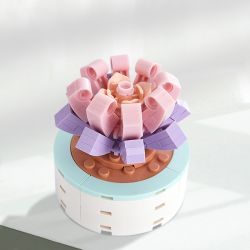 ZHEGAO DS1020 1020 non  NGƯỜI TÌNH KHÔNG ĐẦY bộ đồ chơi xếp lắp ráp ghép mô hình Flowers  OF THE ABOVE Hoa 75 khối