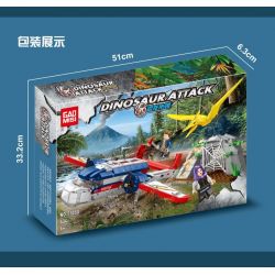 GAOMISI T1050 1050 non  KHỦNG LONG TẤN CÔNG bộ đồ chơi xếp lắp ráp ghép mô hình Dino DINOSAUR ATTACK 634 khối