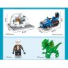 GAOMISI T1047 1047 non  KHỦNG LONG TẤN CÔNG bộ đồ chơi xếp lắp ráp ghép mô hình Dino DINOSAUR ATTACK 230 khối
