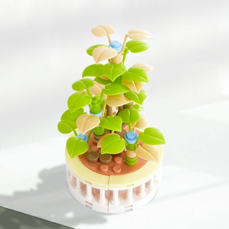 ZHEGAO DS1015 1015 non  TÌNH YÊU MÙA HÈ MỌNG NƯỚC bộ đồ chơi xếp lắp ráp ghép mô hình Flowers AFFECTION SUMMER Hoa 46 khối