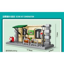 GAOMISI T1046 1046 non  KHỦNG LONG TẤN CÔNG bộ đồ chơi xếp lắp ráp ghép mô hình Dino DINOSAUR ATTACK 233 khối