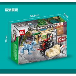 GAOMISI T1046 1046 non  KHỦNG LONG TẤN CÔNG bộ đồ chơi xếp lắp ráp ghép mô hình Dino DINOSAUR ATTACK 233 khối