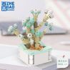 ZHEGAO DS1014 1014 non  CHẤM ĐẦY SAO MỌNG NƯỚC bộ đồ chơi xếp lắp ráp ghép mô hình Flowers THE SHINING STARS Hoa 127 khối