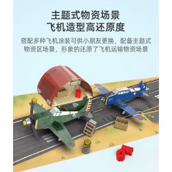 CADA DOUBLEE C71024 71024 non  BỘ ĐỒ MÁY BAY bộ đồ chơi xếp lắp ráp ghép mô hình PAPER BRICK CONSTRUCTION SET 226 khối