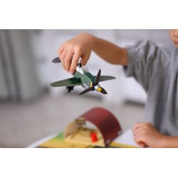 CADA DOUBLEE C71024 71024 non  BỘ ĐỒ MÁY BAY bộ đồ chơi xếp lắp ráp ghép mô hình PAPER BRICK CONSTRUCTION SET 226 khối