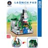 ZHEGAO QL0292 0292 non  TRUNG TÂM PHÓNG VỆ TINH XICHANG bộ đồ chơi xếp lắp ráp ghép mô hình LAUNCH PAD 400 khối