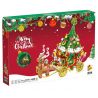 PanlosBrick 601012 Panlos Brick 601012 non  XE NAI SỪNG TẤM GIÁNG SINH bộ đồ chơi xếp lắp ráp ghép mô hình Creator CHRISTMAS ELK CAR Sáng Tạo 648 khối