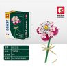 SEMBO 601231 non  HOA MẪU ĐƠN bộ đồ chơi xếp lắp ráp ghép mô hình Flowers