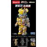 WANGAO 188005 non  GẤU MÁY BUMBLEBEE 400% bộ đồ chơi xếp lắp ráp ghép mô hình BEAR ROBOT 1961 khối